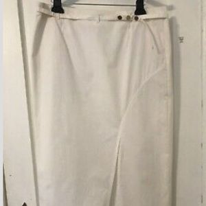 Moschino jeans nwt  women skirt size 14(us) split front